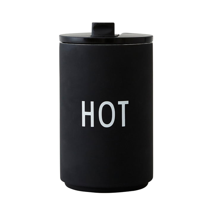 Thermo Cup 0,35 l Hot by Design Letters i sort
