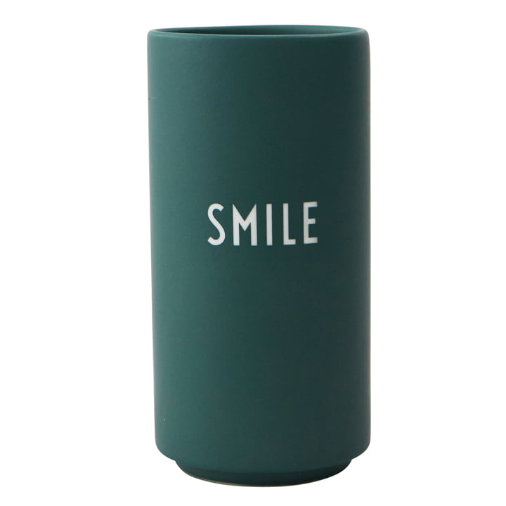 AJ favorit porcelænsvase smil fra Design Letters i mørkegrønt