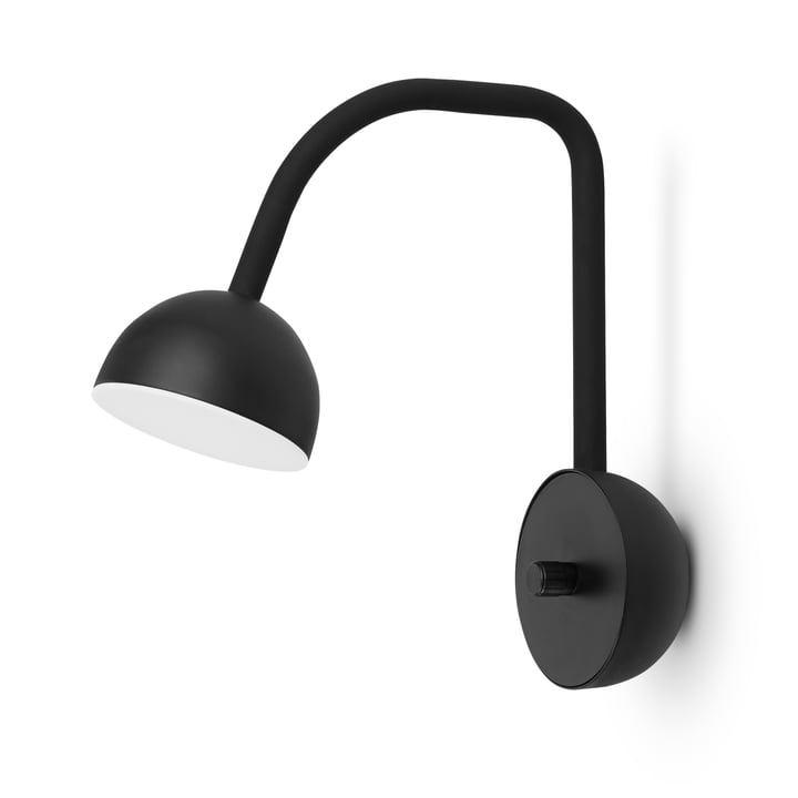 Blush LED væglampe fra Northern i sort