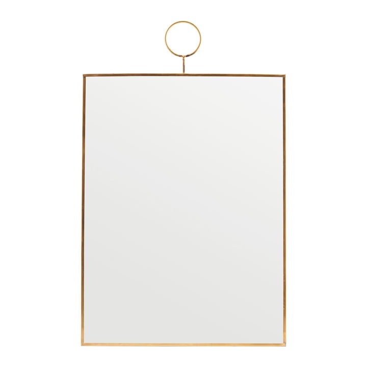 Loop wall mirror, 30 x 40 cm, messing af House Doctor