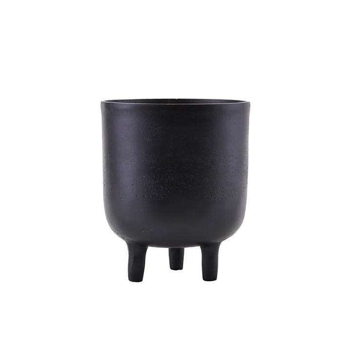 Jang blomsterpotte, Ø 15 x H 18 cm, sort af House Doctor