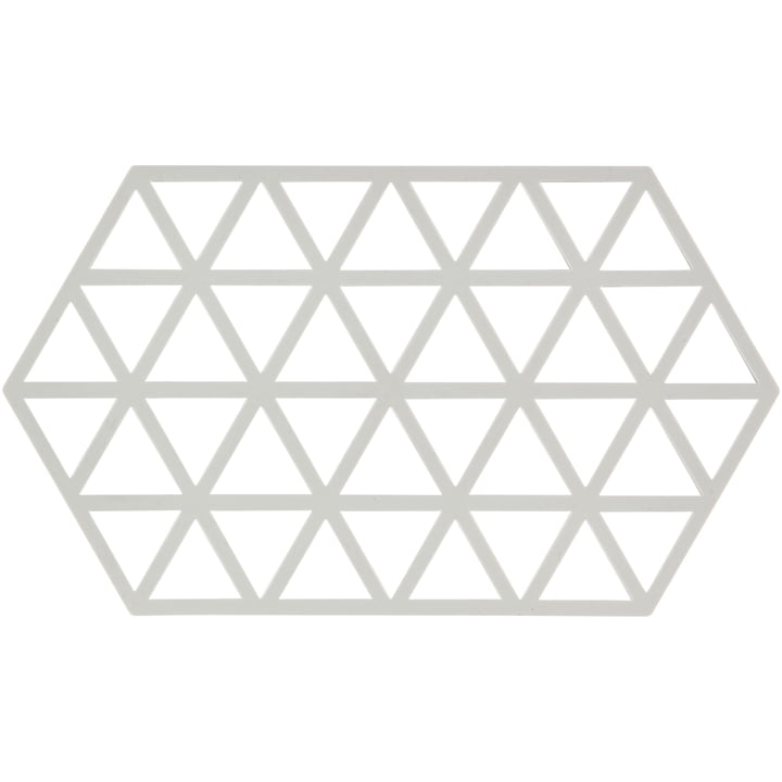 Triangle coaster 24 x 14 cm fra Zone Denmark i varm grå