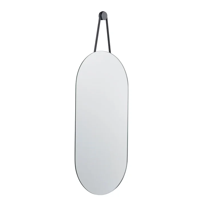 A-serie væg spejl oval 60 x 30 cm fra Zone Denmark i sort