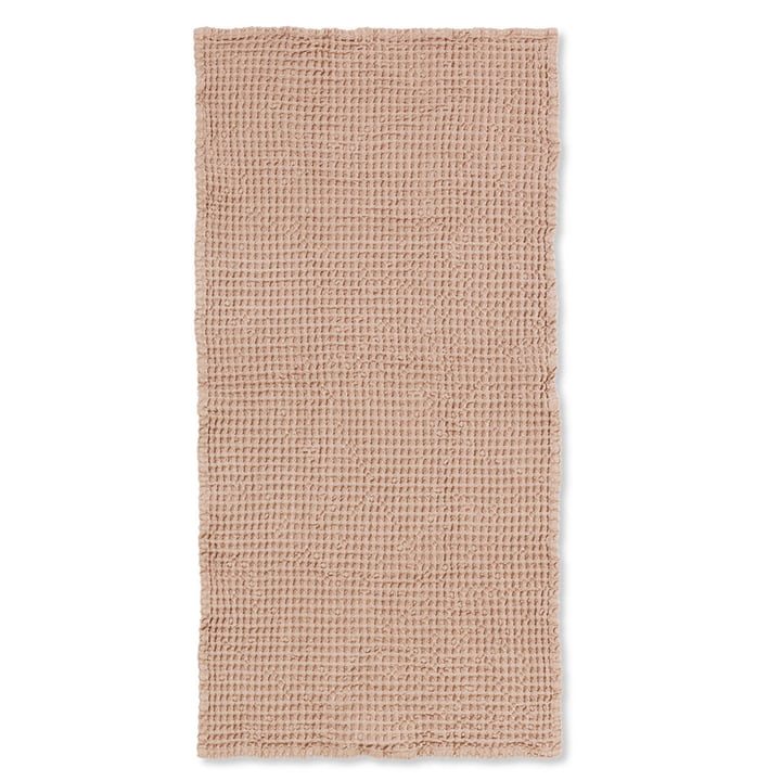 Organic badehåndklæde 140 x 70 cm fra ferm Living i mørk pink