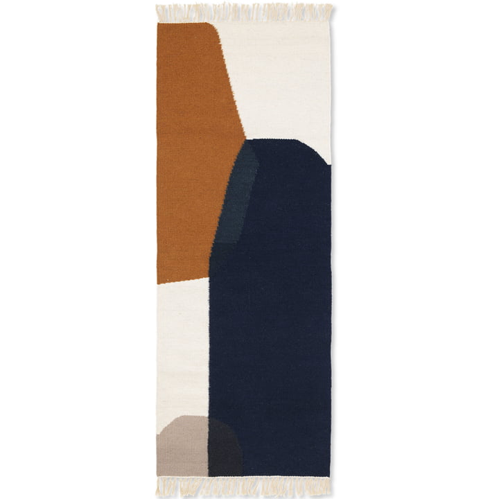 ferm Living - Kilim Mat, fletning, 70 x 180 cm