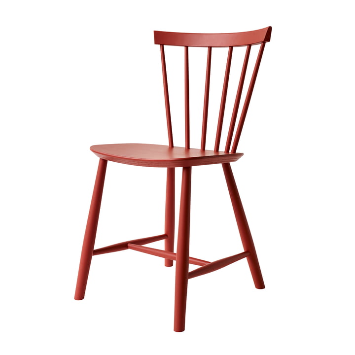 J46 stol, rød bøg fra FDB Møbler