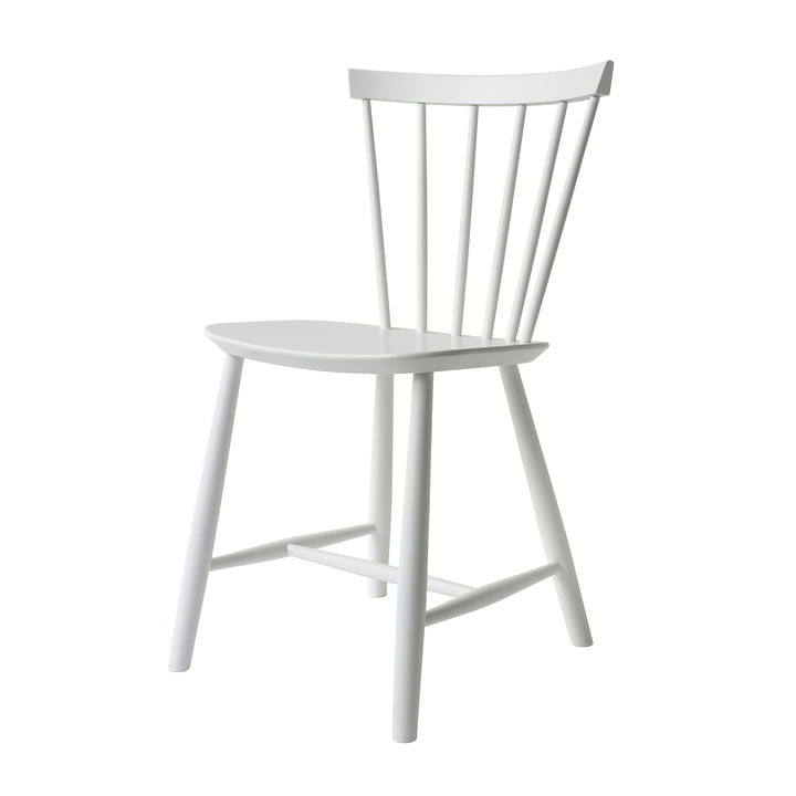 J46 stol, hvid bøg fra FDB Møbler
