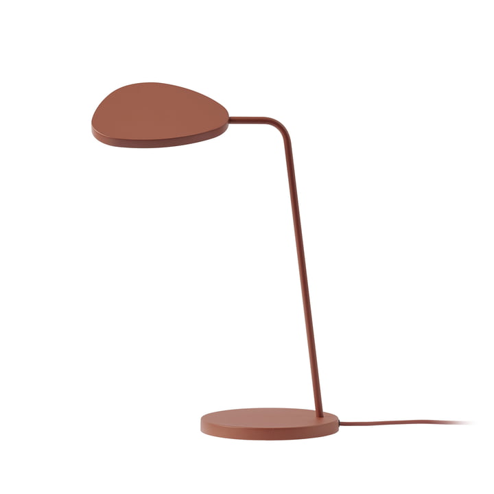 Leaf LED bordlampe fra Muuto i kobberbrun