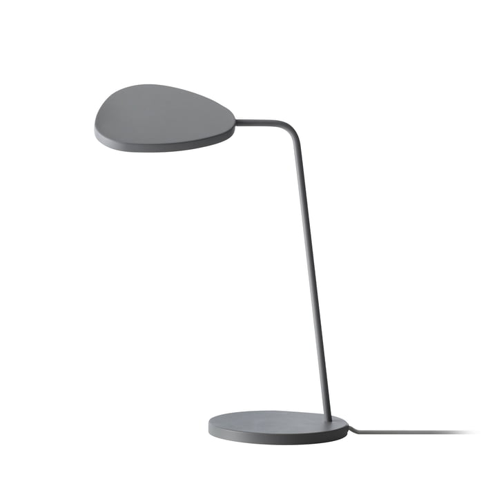 Leaf LED bordlampe fra Muuto i grå