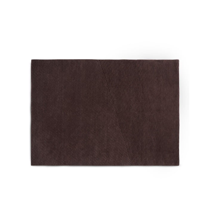 Række tæppe, medium / mørkebrun fra nordlige