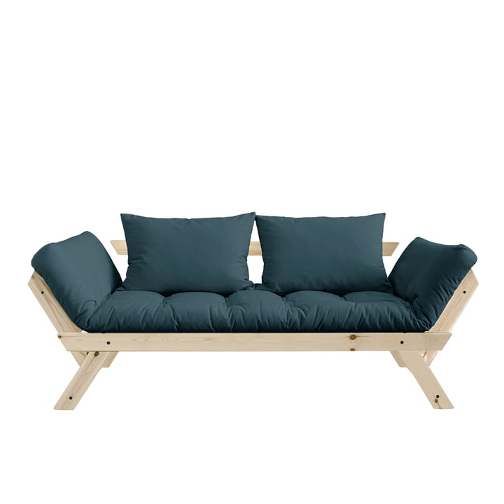 Bebop sofa fra Karup Design i naturlig fyr / benzinblå