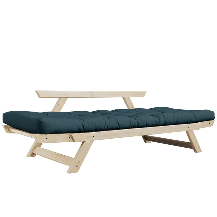 Bebop sofa fra Karup Design i naturlig fyr / benzinblå