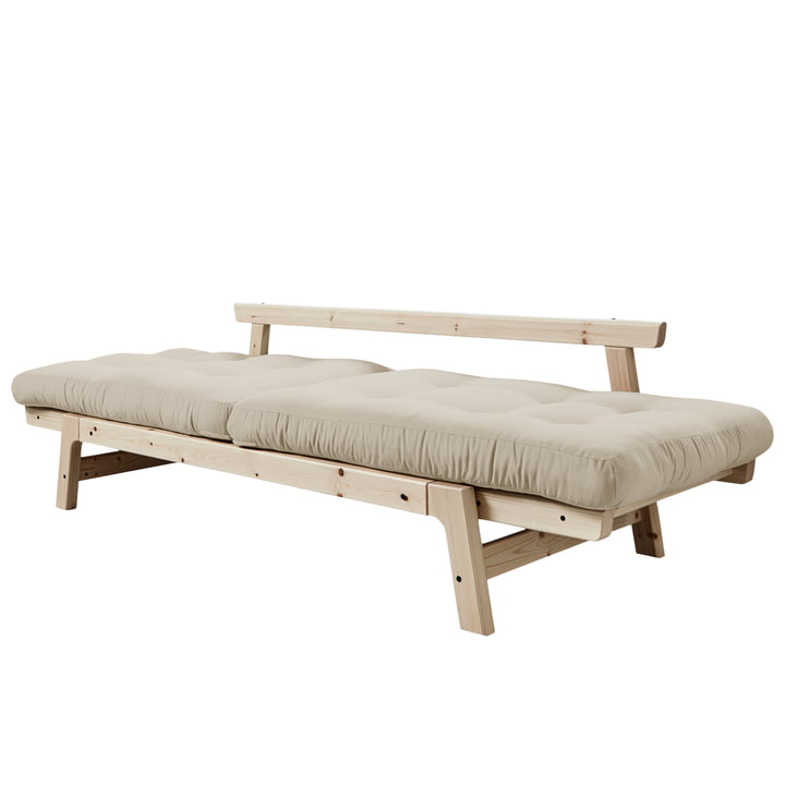 Step sofa af Karup Design i natur fyrretræ / beige