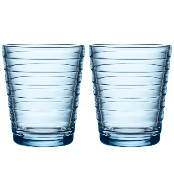 Aino Aalto glas bægerglas 22 cl fra Iittala i vand (sæt med 2)