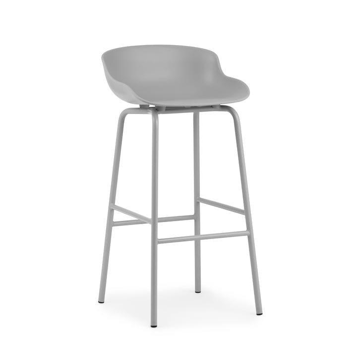 Hyg barstol H 75 cm fra Normann Copenhagen i grå