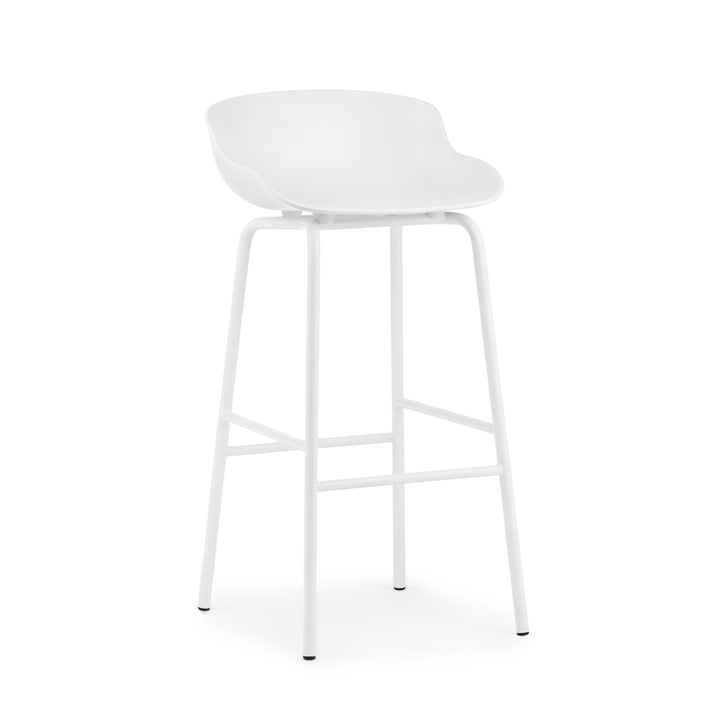 Hyg barstol H 75 cm fra Normann Copenhagen i hvid