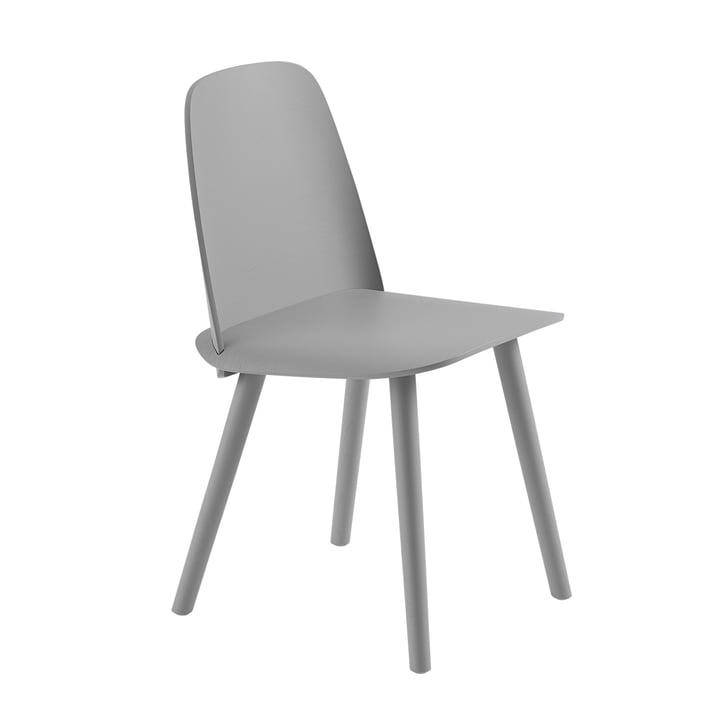 Nerd Chair af Muuto i grå