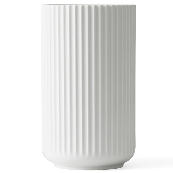 Lyngby vase H 38 cm af Lyngby Porcelæn hvid