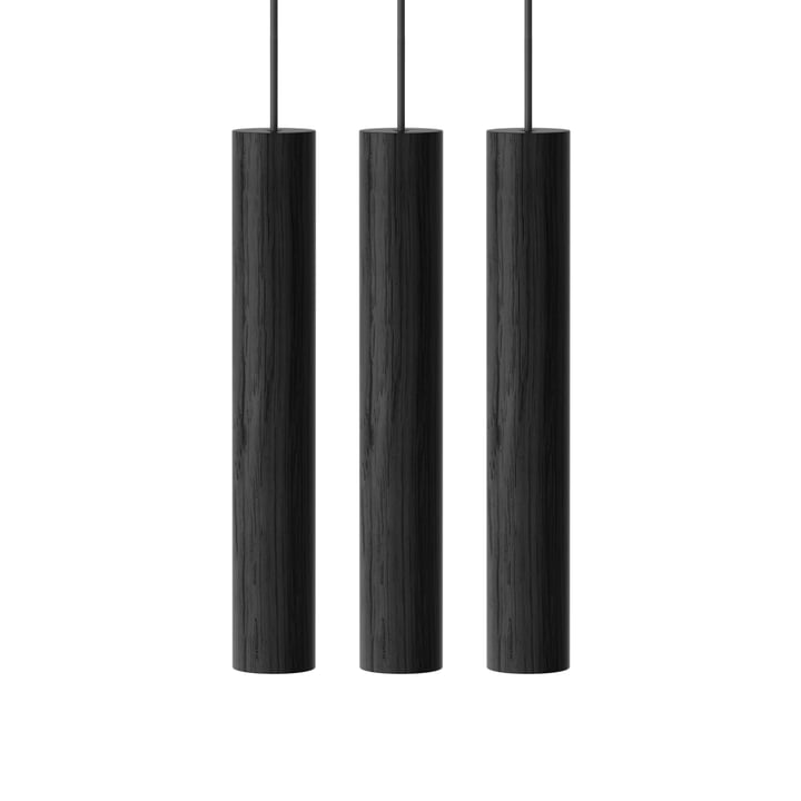 Chimes Cluster 3 LED pendel, Ø 3 x 22 cm, sort fra Umage