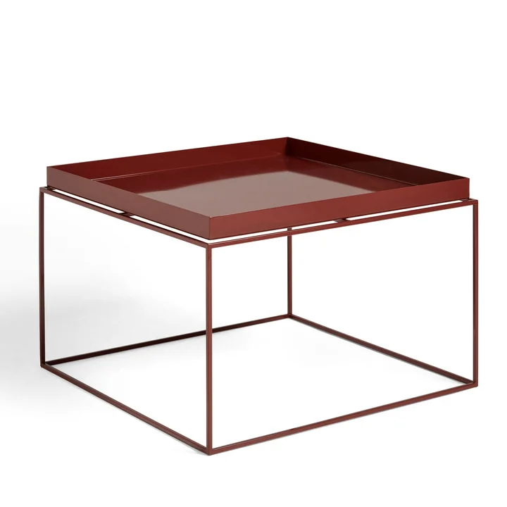 Bakkebord 60 x 60 cm af HAY i skinnende chokolade