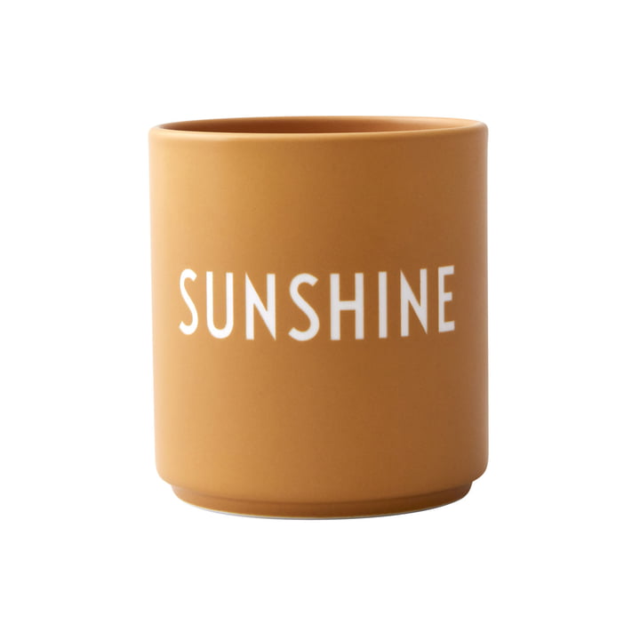AJ Favourite Porcelænskrus, Sunshine by Design Letters