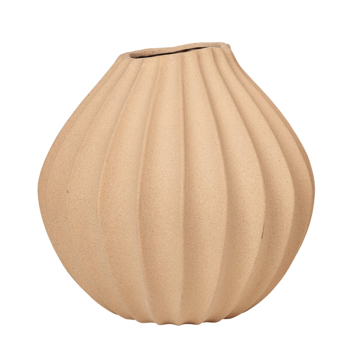 Wide vase, Ø 40 x H 40 cm, indisk tan fra Broste Copenhagen