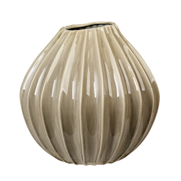 Wide vase, Ø 40 x H 40 cm, regnvejrsdag fra Broste Copenhagen
