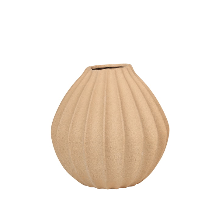 Wide vase, Ø 30 x H 30 cm, indisk tan fra Broste Copenhagen