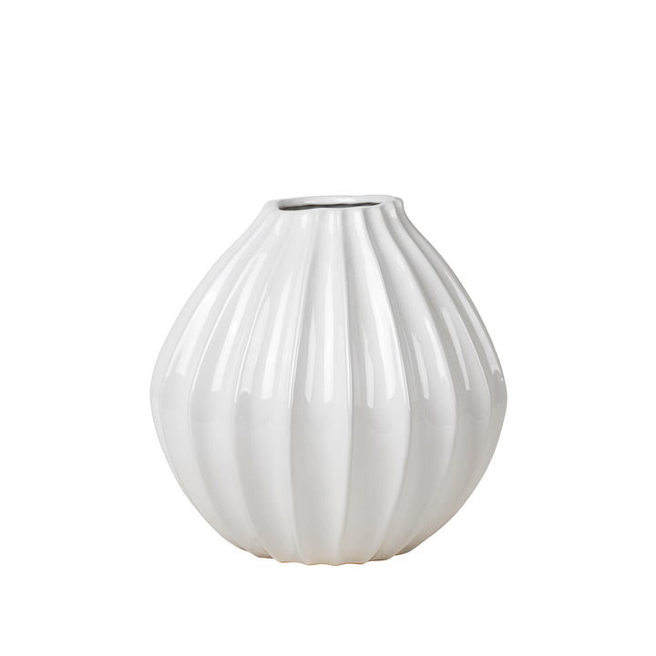 Wide vase, Ø 30 x H 30 cm, elfenben fra Broste Copenhagen