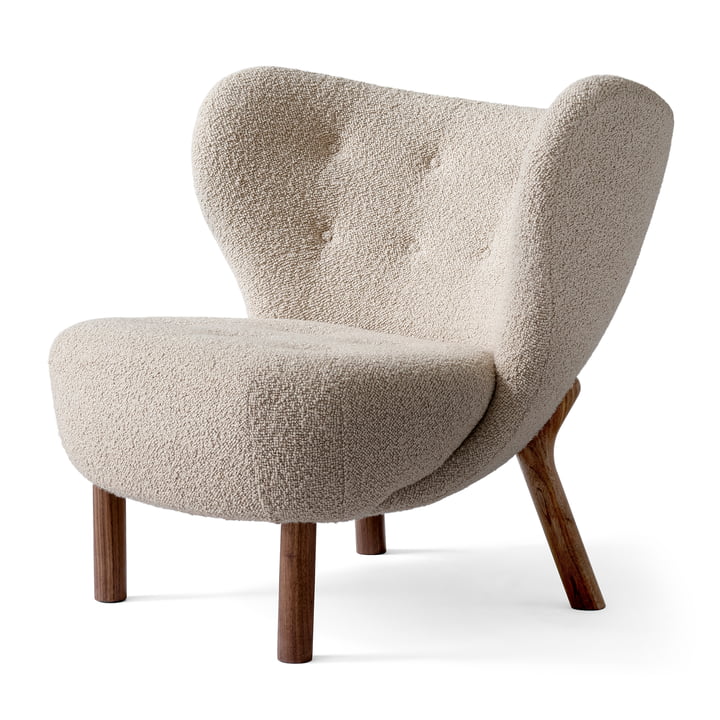 Little Petra VB1 Lounge Chair fra & Tradition i valnød / Karakorum 003
