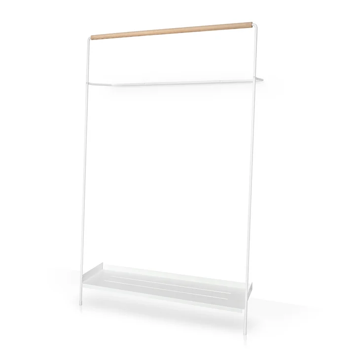 Skæve garderobe Meta, hvid / aske af vonbox