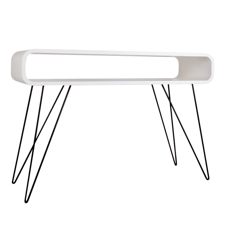 Metro Sofa Table, hvid / sort af XLBoom