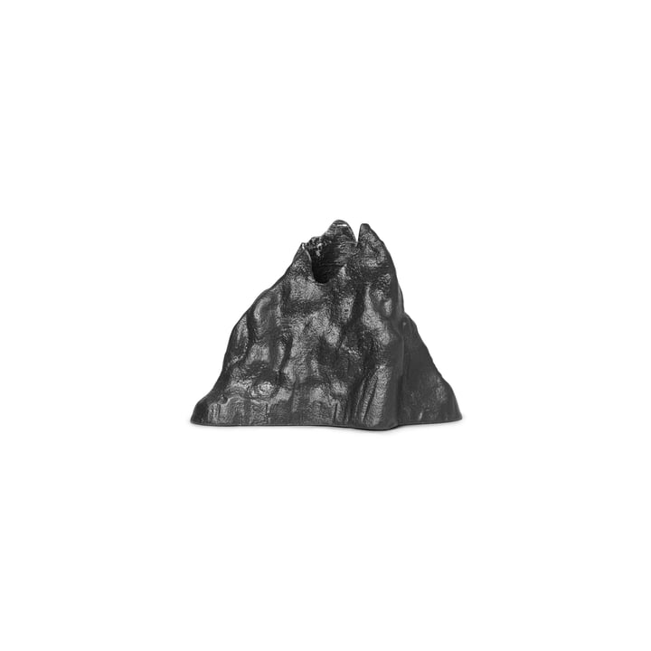 Stone lysestage stor, aluminium black af ferm Living