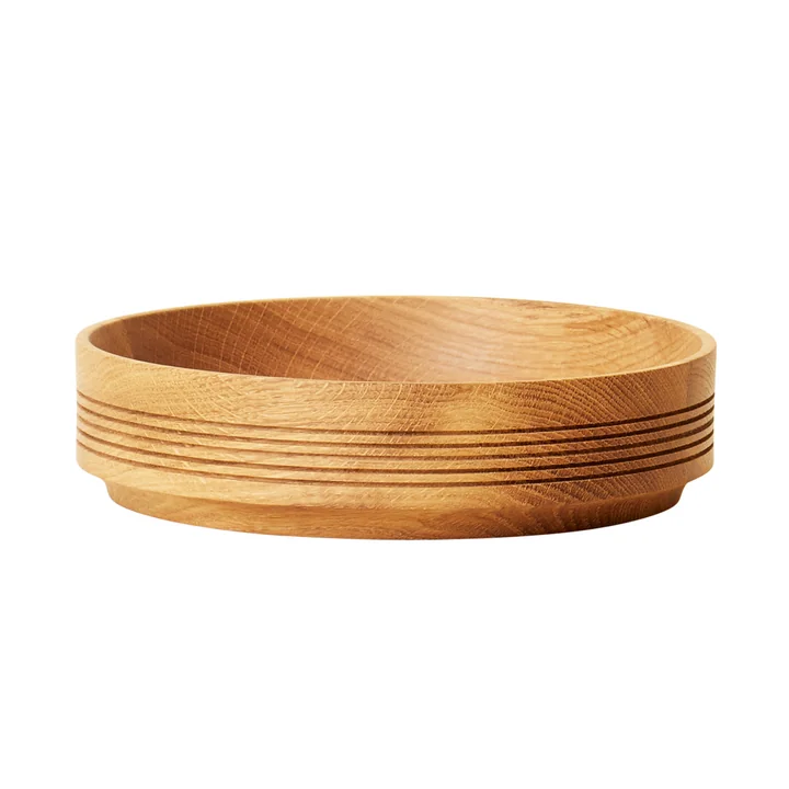 Section træskål, Ø 24 cm H 6 cm, eg fra Form & Refine