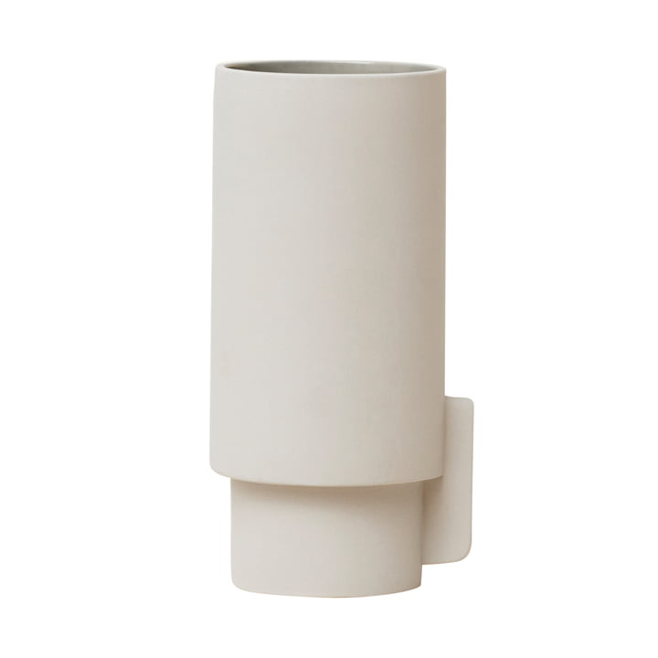 Alcoa-vase, stor, Ø 10,4 H 23 cm, lysegrå af Form & Refine