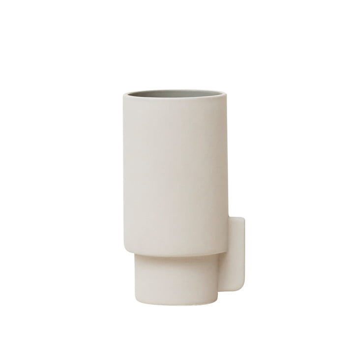 Alcoa-vase, lille, Ø 6,3 H 12,5 cm, lysegrå af Form & Refine