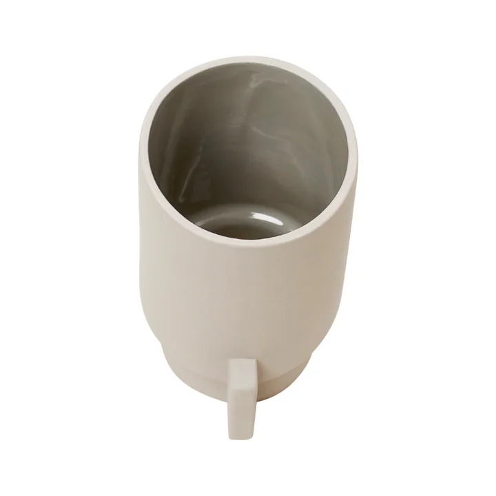 Alcoa-vase, lille, Ø 6,3 H 12,5 cm, lysegrå af Form & Refine