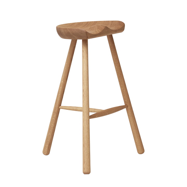 Shoemaker Chair nr. 68, hvidpigmenteret eg af Form & Refine