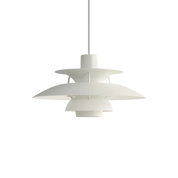 PH 5 Mini pendellampe, monochrome white af Louis Poulsen .