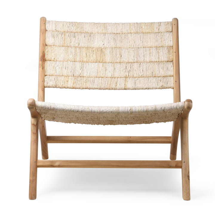 HKliving - Abaca Lounge Chair, naturlig