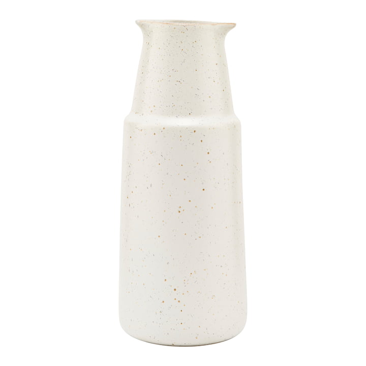 Bottle Pion, H 18 cm, grå/hvid fra House Doctor