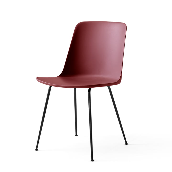 The Rely Chair HW6, rødbrun/sort fra & Tradition