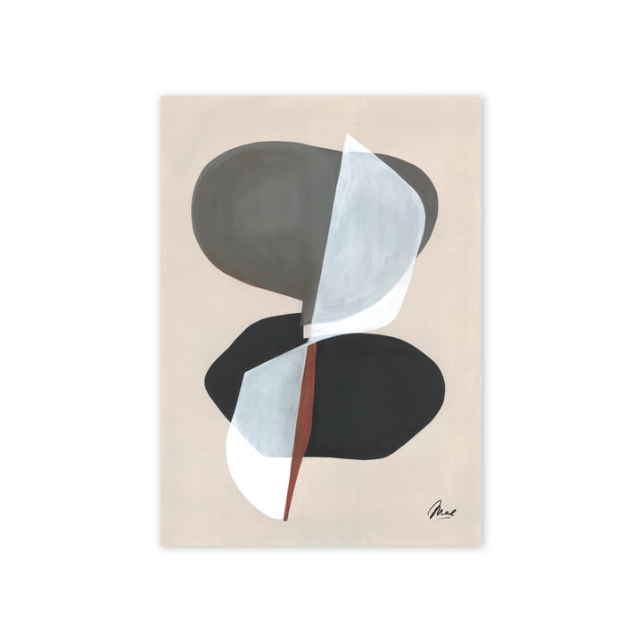 The Composition 01 plakat, 50 x 70 cm fra Paper Collective