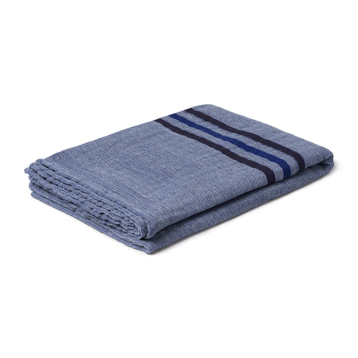 Comfort tæppe, 130 x 190 cm, mørkeblå af Juna