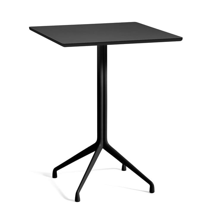 Om et bord AAT 15 højt bord 80 x 80 cm H105 cm fra Hay i sort