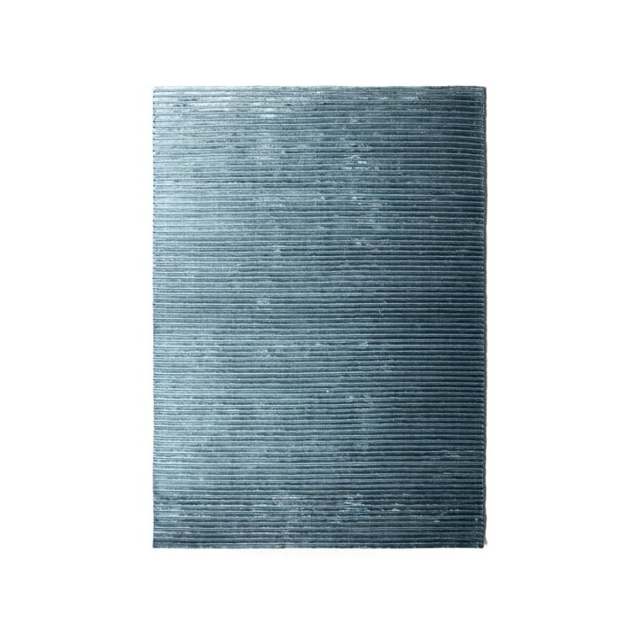 Houkime-tæppet 170 x 240 cm, midnatsblåt fra Audo