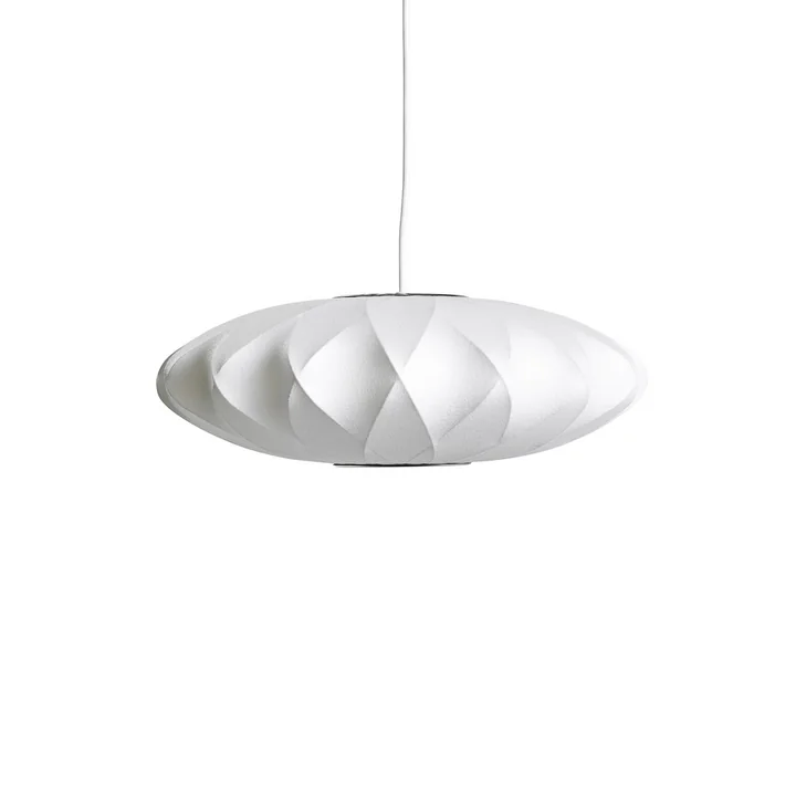 Nelson Saucer Crisscross Bubble Pendant Lamp S, Ø 4 4. 5 x H 19 cm, hvidhvid af HAY