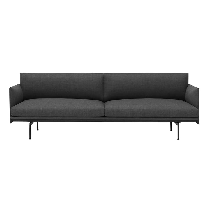 Outline 3-personers sofa fra Muuto i grå