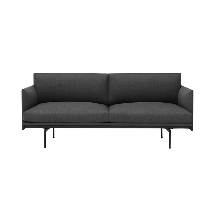 Outline Sofa 2-personers fra Muuto i grå