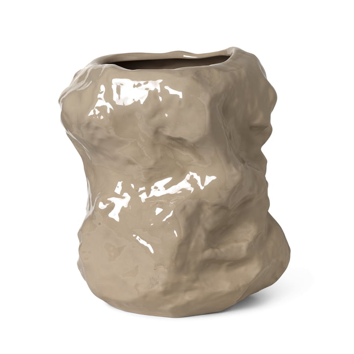 Tuck Vase fra ferm Living i cashmere, 40 cm